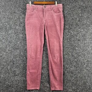 Kut from the Kloth Diana Fab Ab Skinny Corduroy Pants High Rise Dusty Rose 4